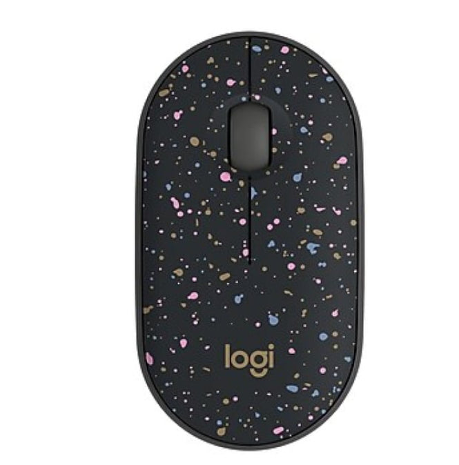 Logitech M340 Speckles Limited Edition Wireless
Ambidextrous Optical
Mouse 910-007281