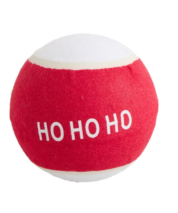 Christmas Tennis Ball Dog Toy