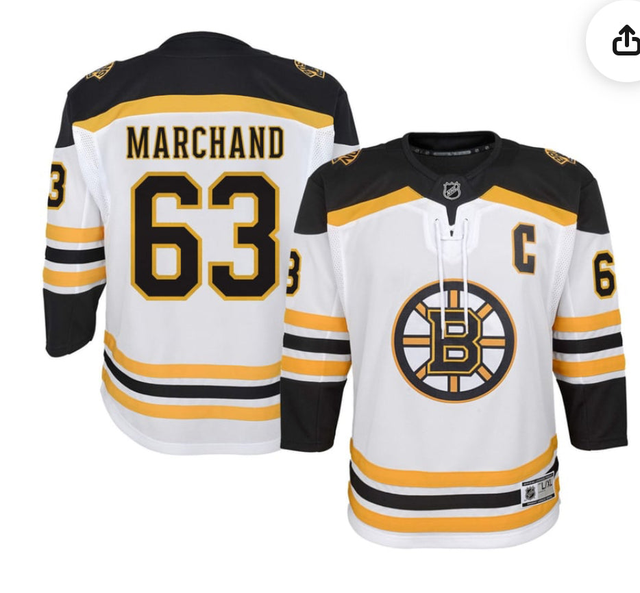 Outerstuff ijumpman Youth Team
Boston iBruins Brad
Marchand #63
2024-2025 Alternate
Authentic Jersey