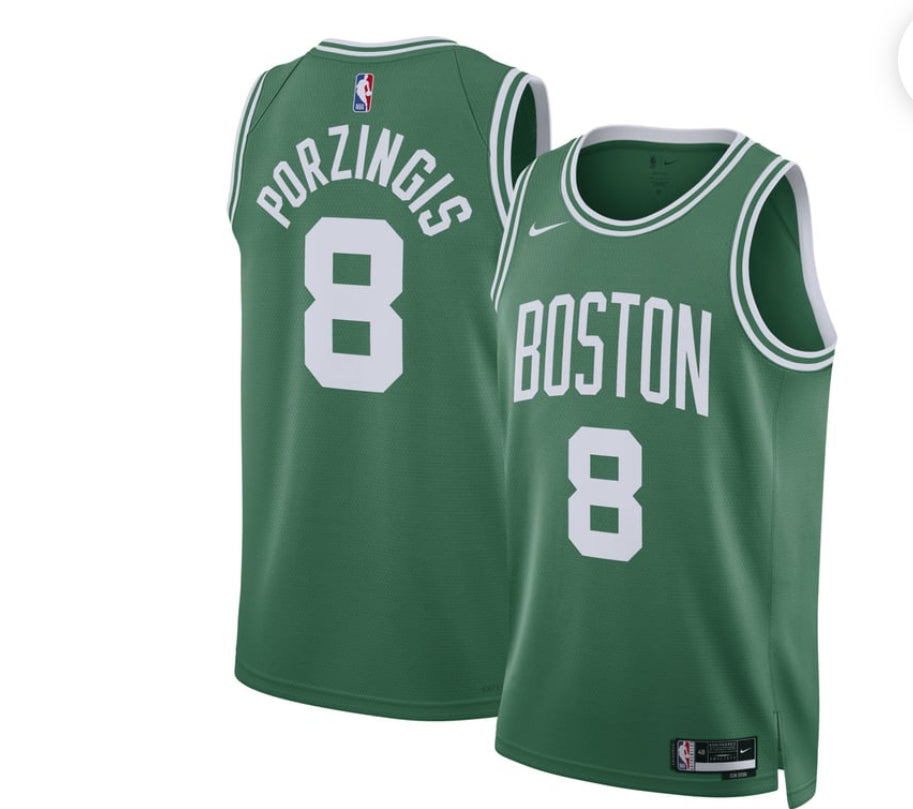 Nike ijumpman Men's Green Boston iCeltics Kristaps Porzingis
#6 Swingman Jersey
