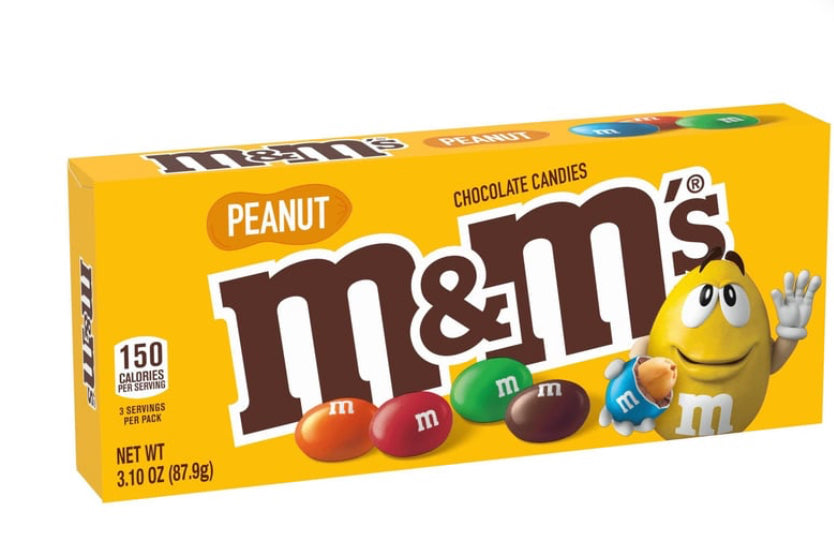 M&Ms Peanut Milk Chocolate Candy (3.1oz)