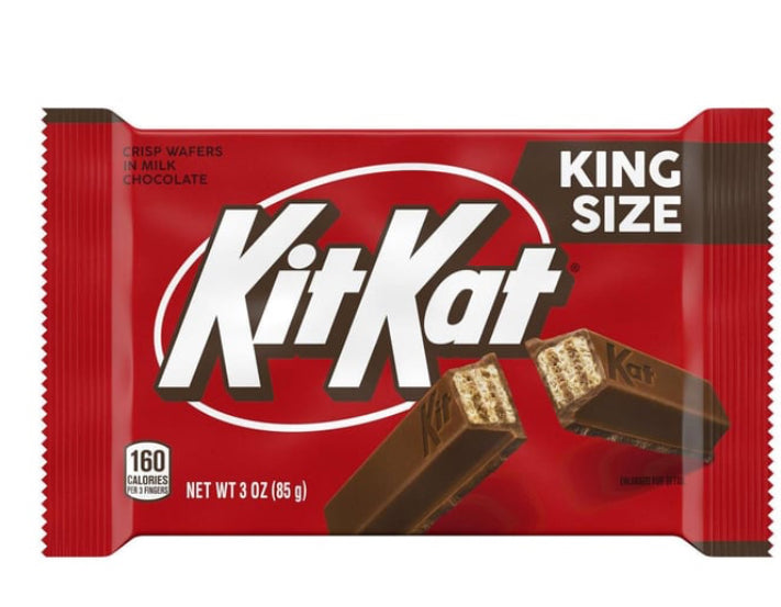 iKitKat KitKat Milk Chocolate Wafer King Size Candy Bar (3 oz)