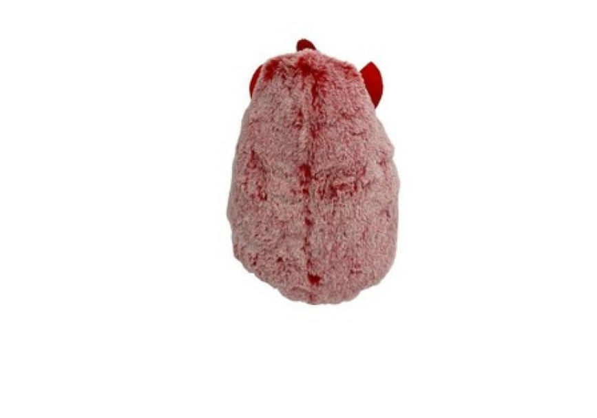 Multipet 4" Mini Red Hedgehog Dog Toy