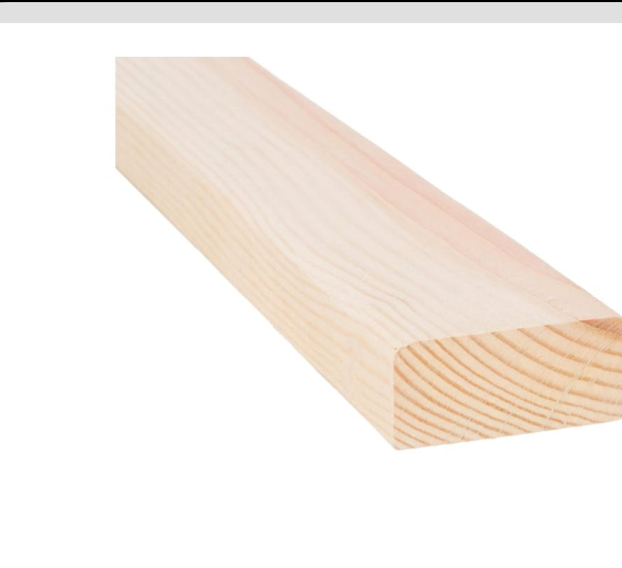 2 in. x 4 in. x 4 ft. White Wood Kiln- dried Lumber