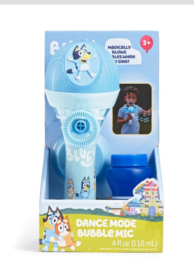 Bluey Dance Mode Bubble and Sing Microphone