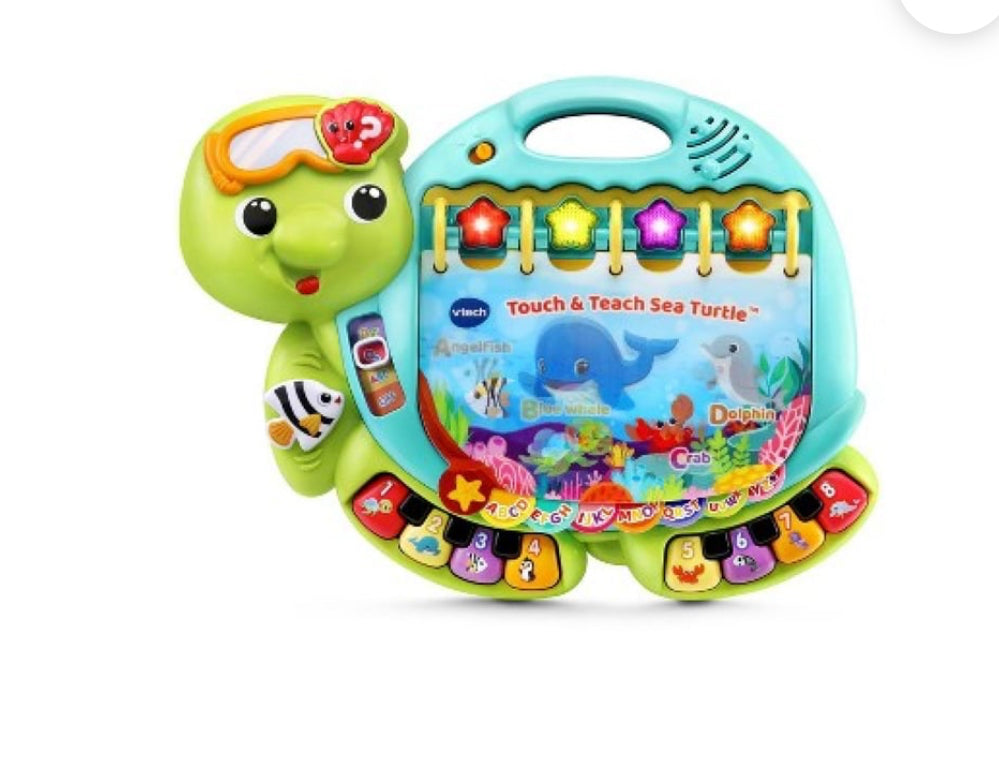 iDrSeuss VTech Touch & Teach Sea Turtle Baby Toy