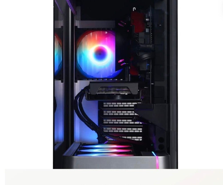 CyberPowerPC - Gaming Desktop - AMD Ryzen 5 5500 - AMD Radeon RX 6500 XT 4GB - 16GB Memory - 1TB PCle 4.0 SSD - Black