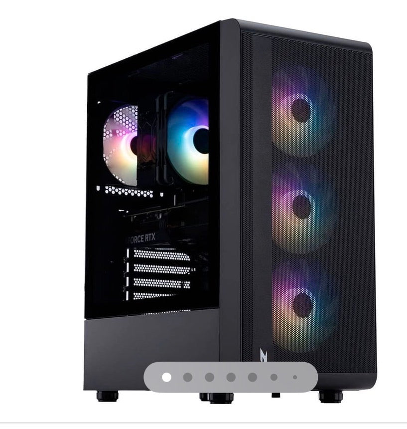 Acer - Nitro 60 Gaming Desktop - AMD Ryzen 9 7900 - 32GB DDR5 Memory - NVIDIA GeForce RTX 5070 - 1TB SSD - Black