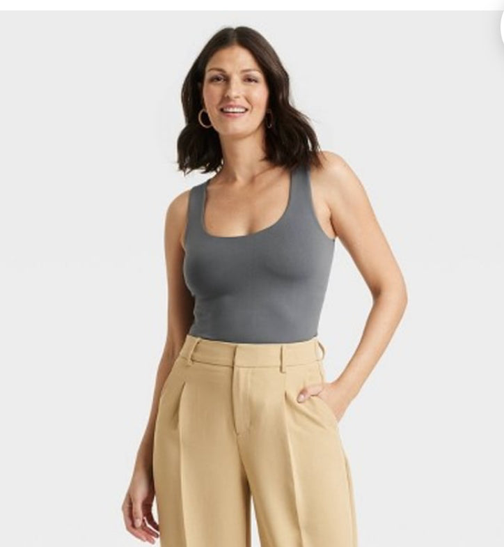 iKimK A New Day Women's Slim Fit Seamless Tank Top