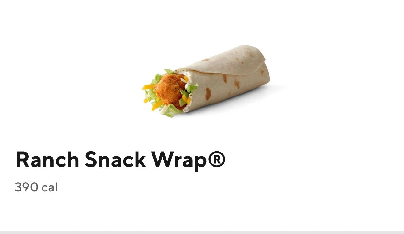 Ranch Snack Wrap