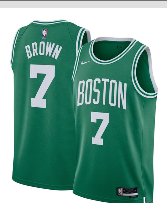 Nike ijumpman Men's Boston
iCeltics Jaylen Brown #7
Green Dri-FIT Swingman
Jersey XXL