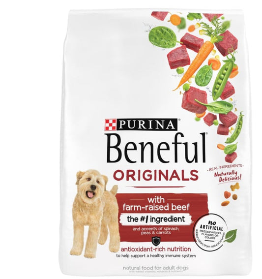 Purina Beneful Farm
Raised Beef Originals
Adult Dry Dog Food