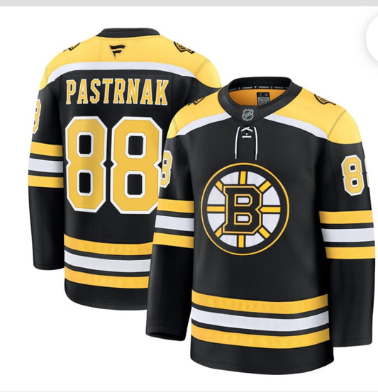 Fanatics ijumpman Men's Black NHL
Boston Bruins David
Pastrnak #88 2024-2025
Premium Away Authentic
Jersey