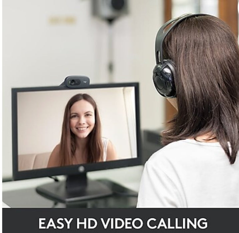 Logitech C270 HD
Webcam with Noise-Reducing Mics for Video
Calls