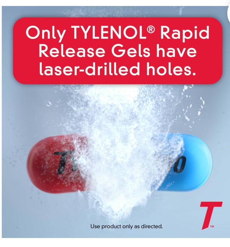 Tylenol Extra Strength Rapid Release 500 mg
Gel Caps (290 ct)