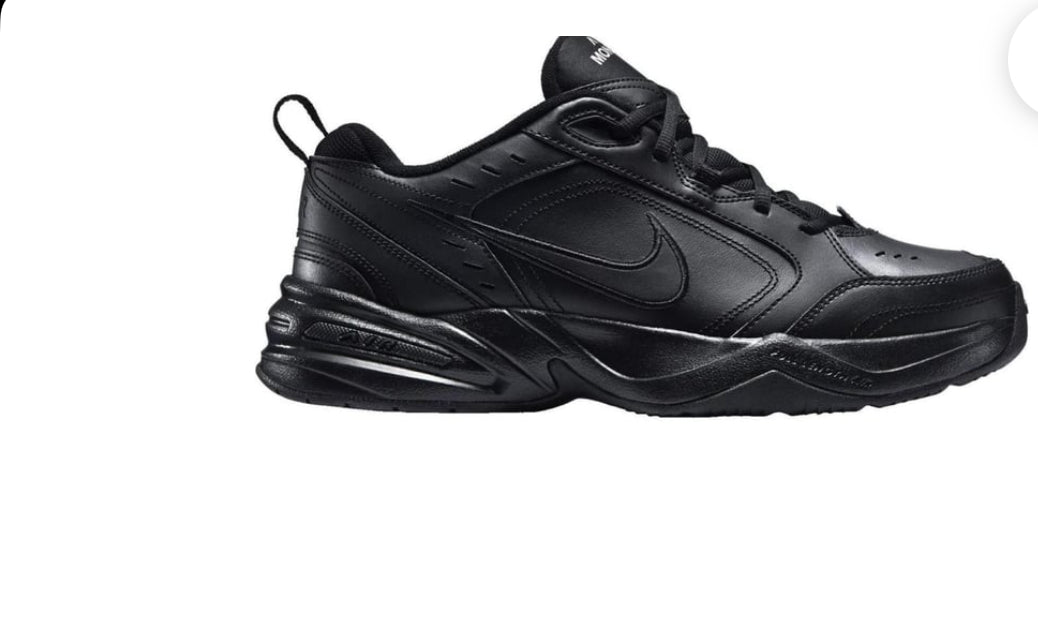 Nike Men's Air Monarch
IV Training Shoe Black/
Black