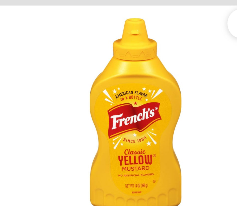 French's Classic Yellow
Mustard (14 oz)