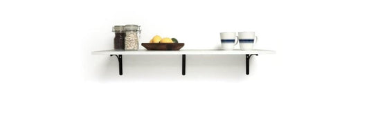 Style Selections Board 23.6" x 7.8" White Decorative Shelf
