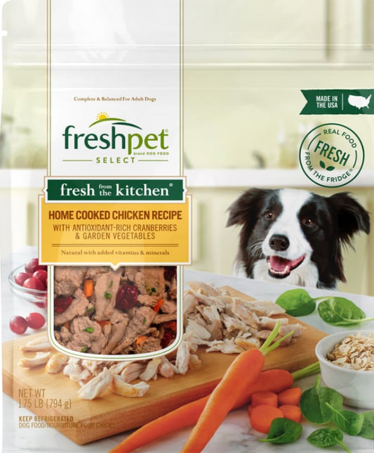 Freshpet Fresh From the Kitchen Chicken Recipe
Dog Food (1.75 lb)