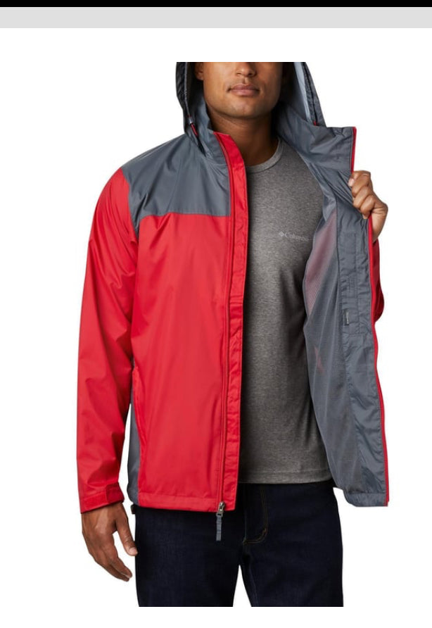 Columbia Men's
Glennaker Lake Rain
Jacket Mountain
Red Graphite