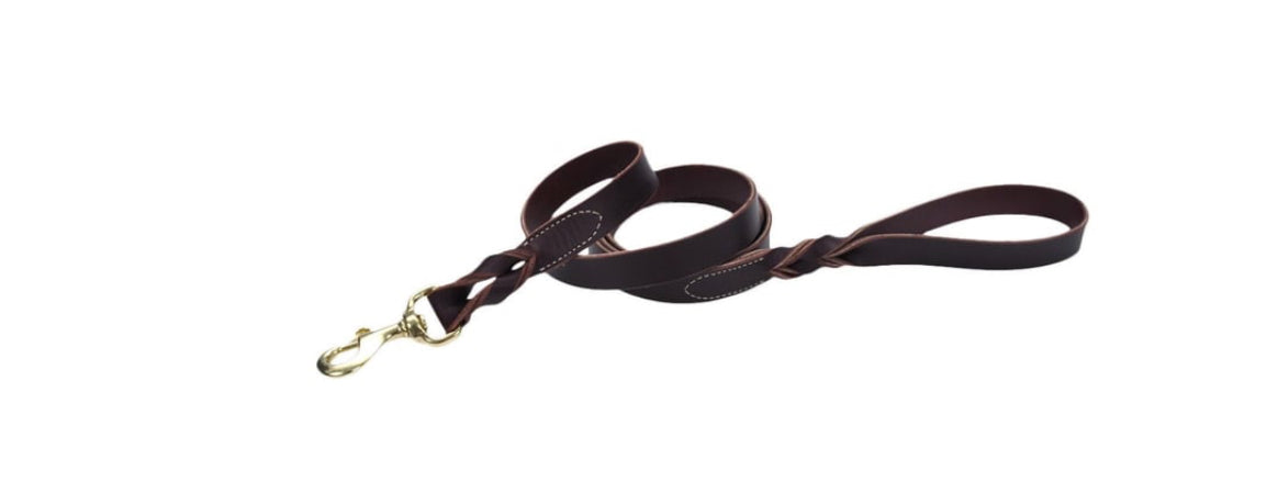 Coastal Pet Products
Circle T Leather Twist 1" x 6' Latigo Dog Leash