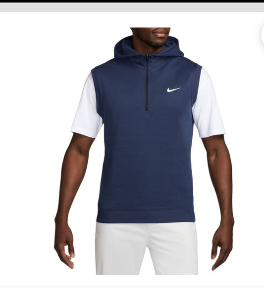 Nike Men's Midnight
Navy Tour Hooded 1/2 Zip
Golf Vest