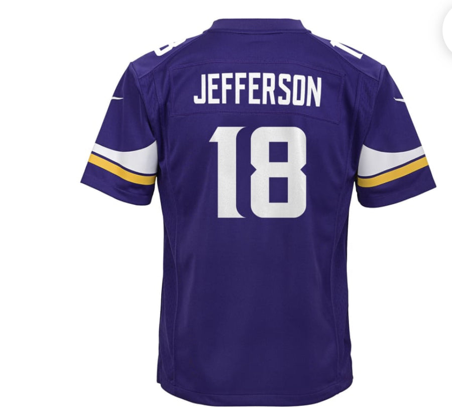 Nike Men's Minnesota
Vikings Justin Jefferson
#18 Home Purple Game
Jersey