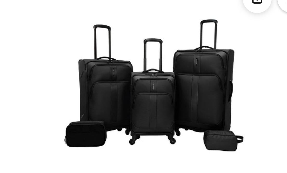 Skyline Softside Checked
Spinner 5-Piece Black
Luggage Set