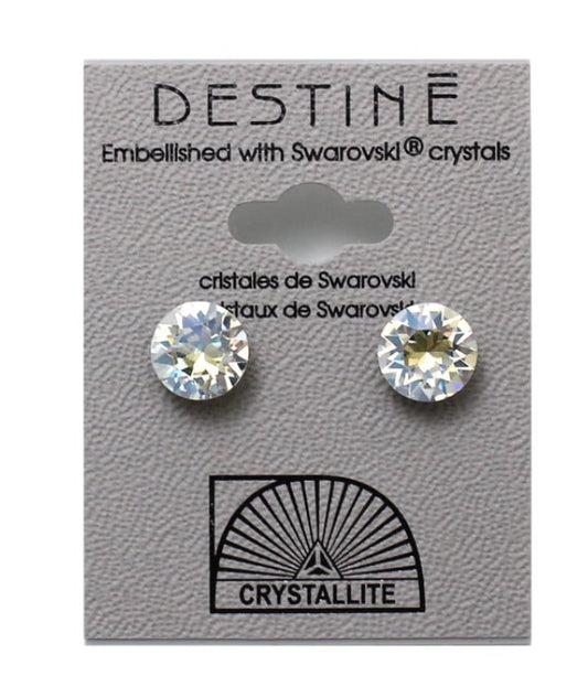 Crystallite 8 mm Destine Moonlight Diamond Cut
Earrings