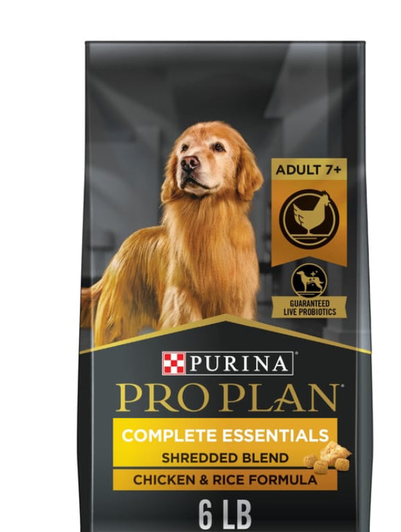 Purina Pro Plan Savor
Adult 7+ Shredded Blend Chicken & Rice Formula
Dry Dog Food