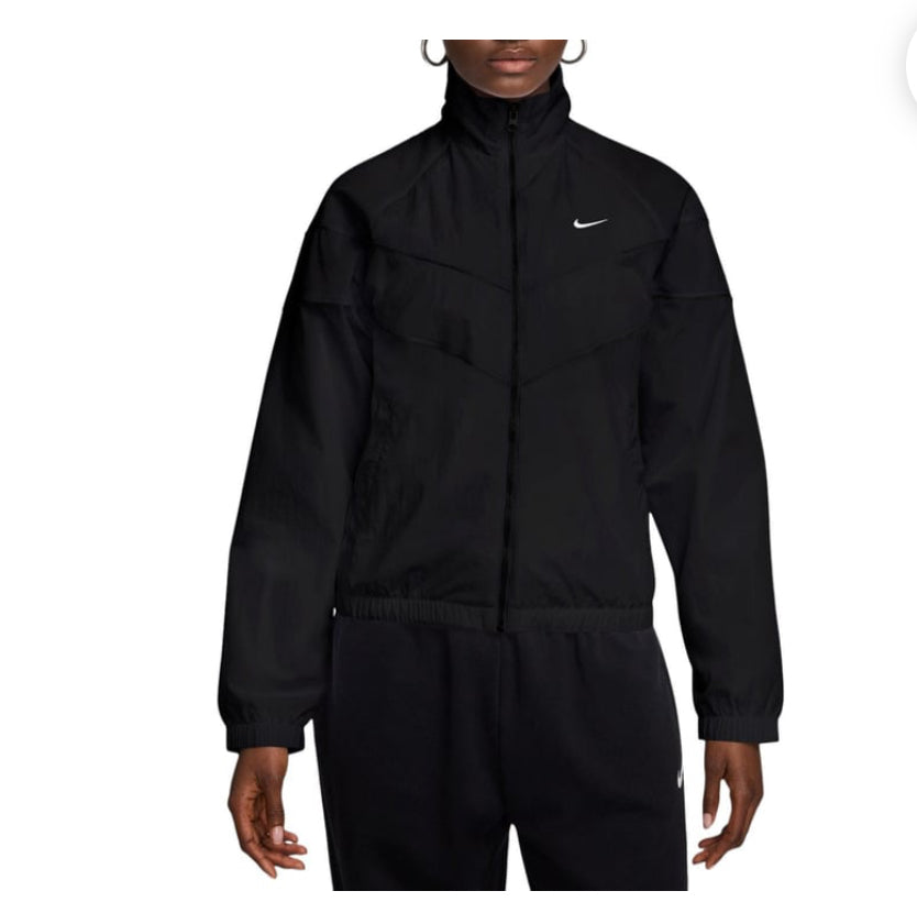 Nike ijumpman Women’s WindRunner UV protection Woven Full-Zip Jacket Black