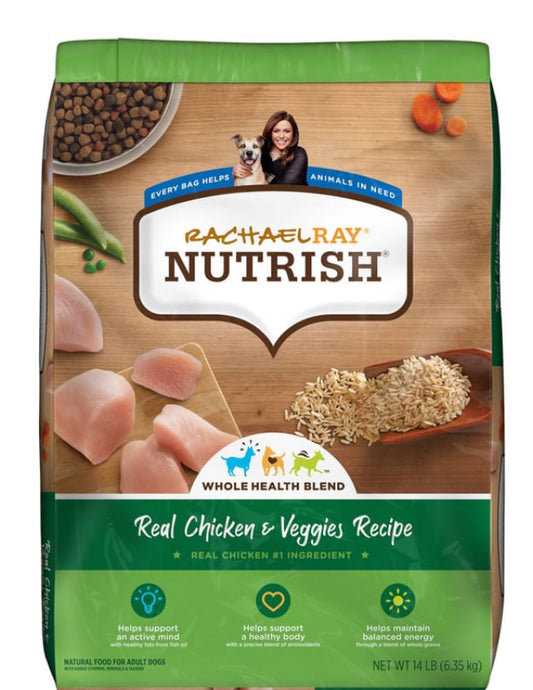 Rachael Ray Nutrish Dog Food Natural Chicken & Veggies Recipe
