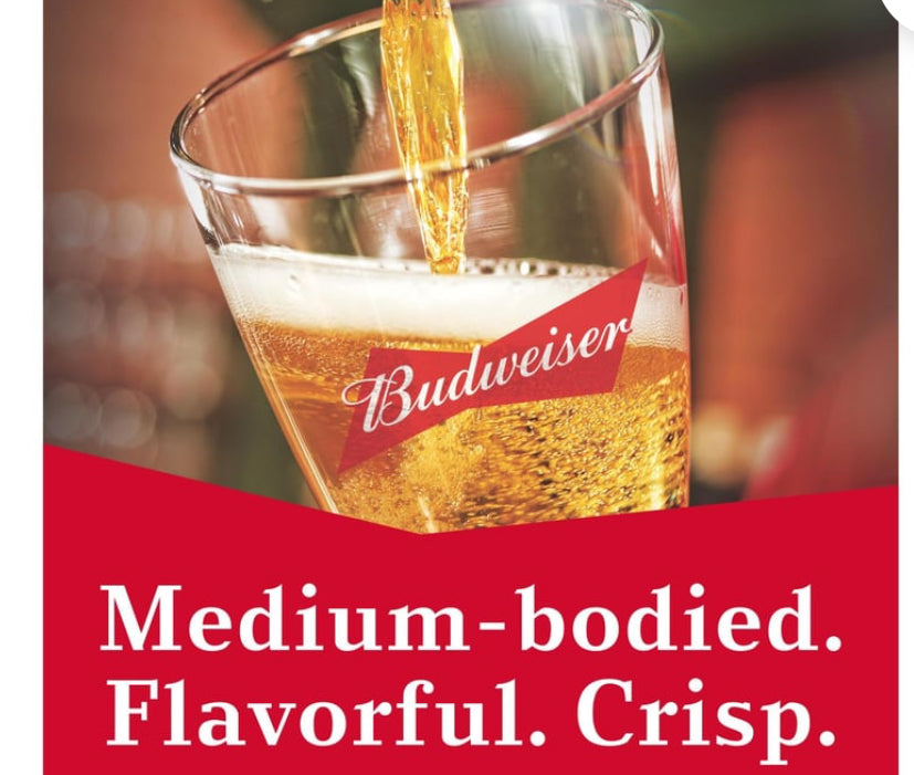 iBudweiser American
Lager Cans (12 fl oz x 30 ct)