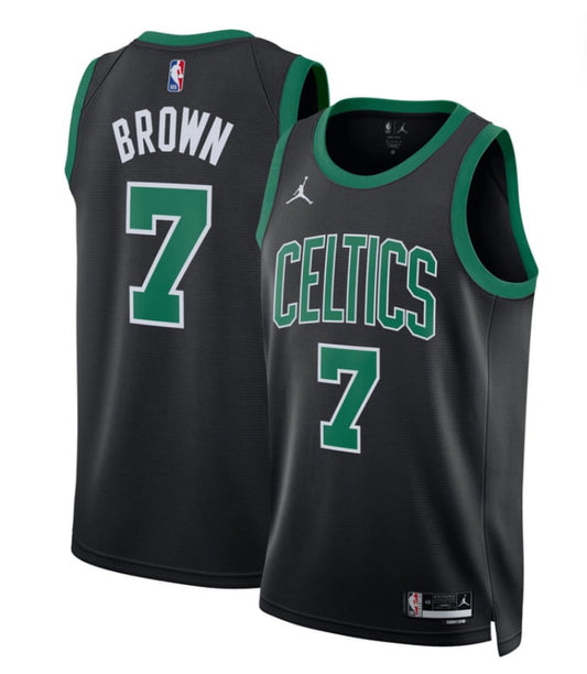 Nike Men's Black Boston Celtics Jaylen Brown #7
Dri-FIT Swingman Jersey