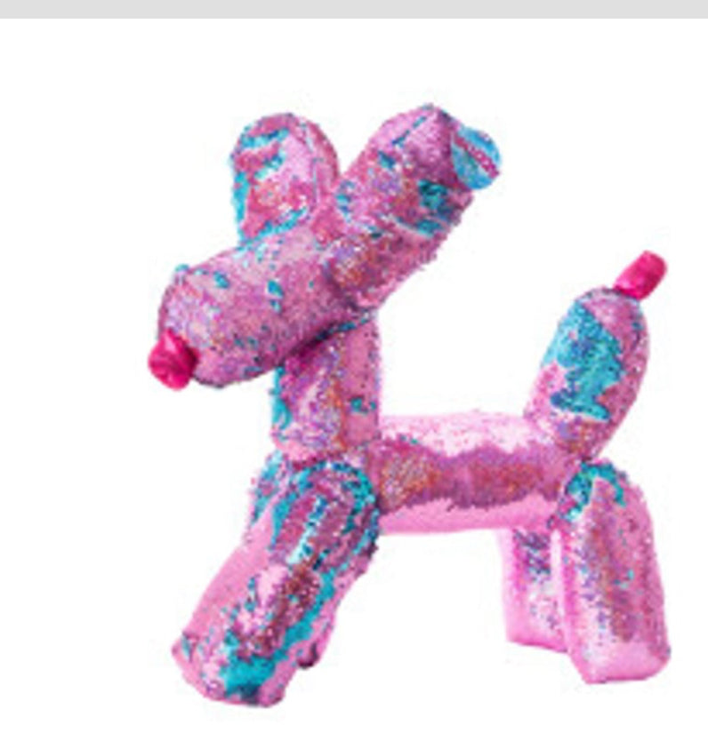 Ploofs™ Big Balloon
Animal Dog Sequin Pink &
Blue Plush Toy