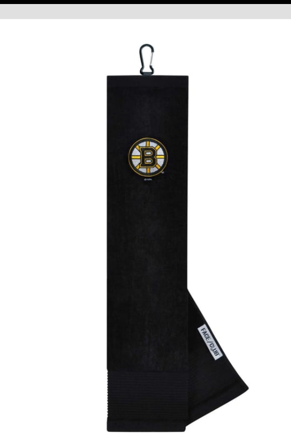 Team Effort Boston
Bruins Embroidered
Face/Club Tri-Fold Towel