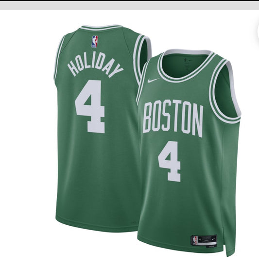 Nike Men's Green Boston Celtics Jrue Holiday #4
Swingman Icon Jersey