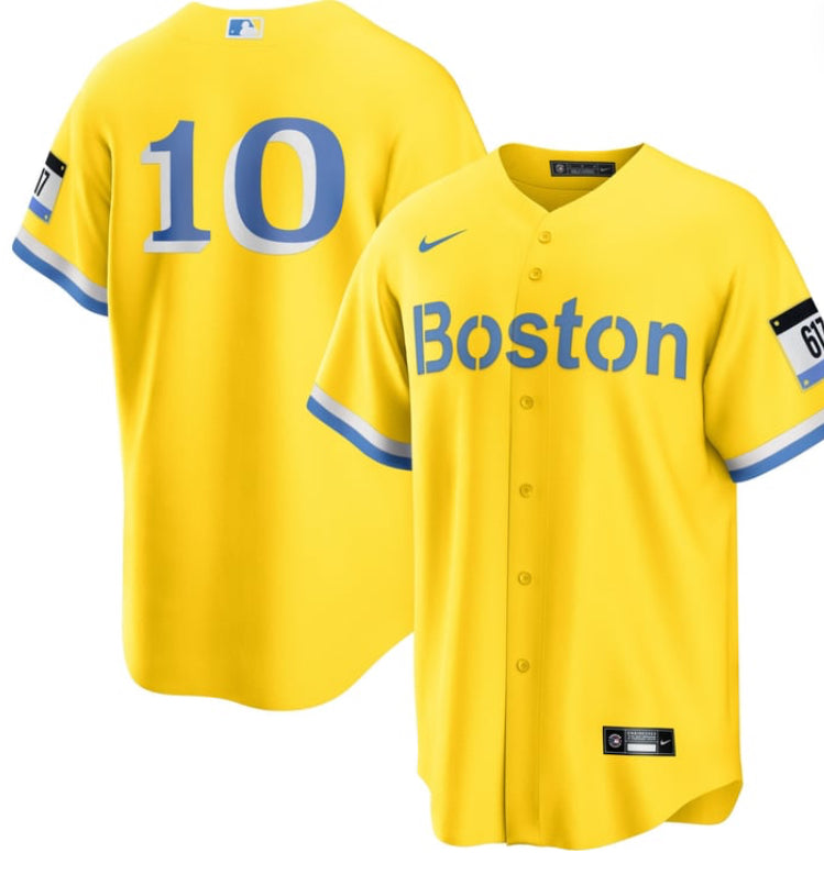 Nike Men's Boston Red
Sox Trevor Story #10
2023 City Connect Cool
Base Jersey