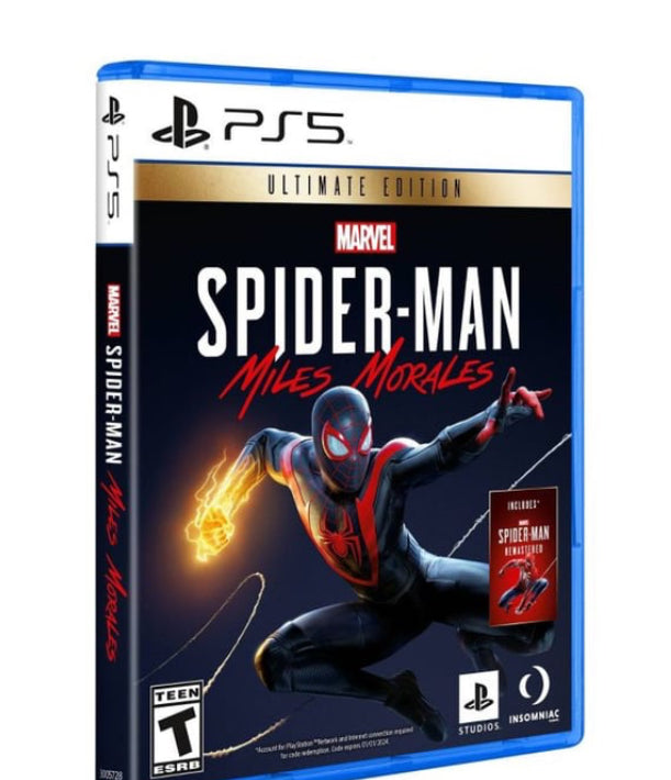 Playstation Marvel Spider
Man: Mile Morales
Ultimate Edition
Playstation 5 Game