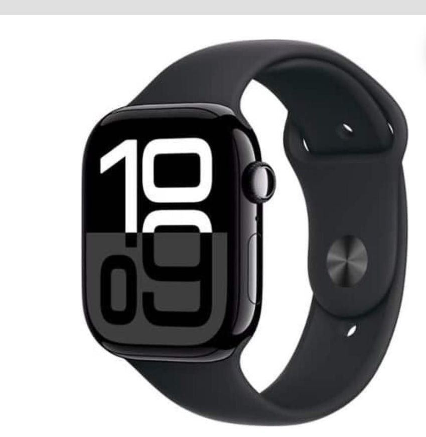 Apple Watch Series 10
GPS 46mm Medium & Aluminum Case with Black Sport Band