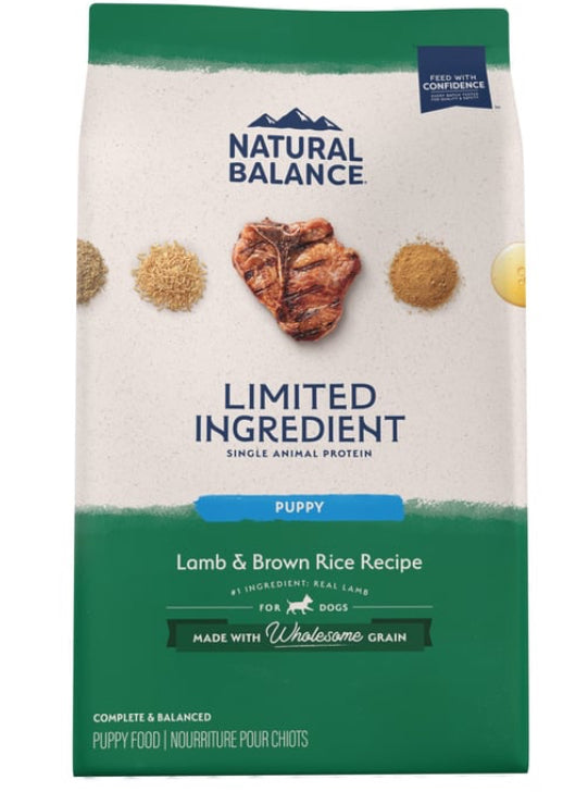 Natural Balance LID
Puppy Dry Dog Food
Lamb & Brown Rice (12 lb)