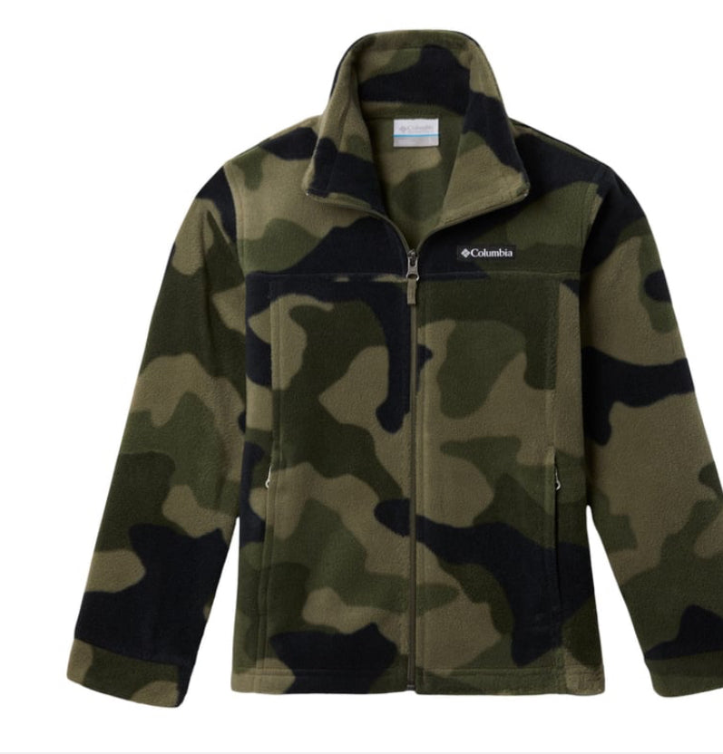 Columbia Sportswear Boy's Stone Green Mod Camo Fleece Zing ||I
Jacket