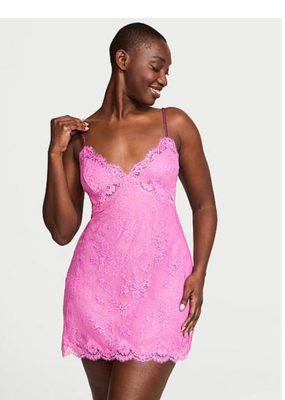 Victoria's Secret iKimK Twinkle
Strap Lace Slip Dress New
Peony