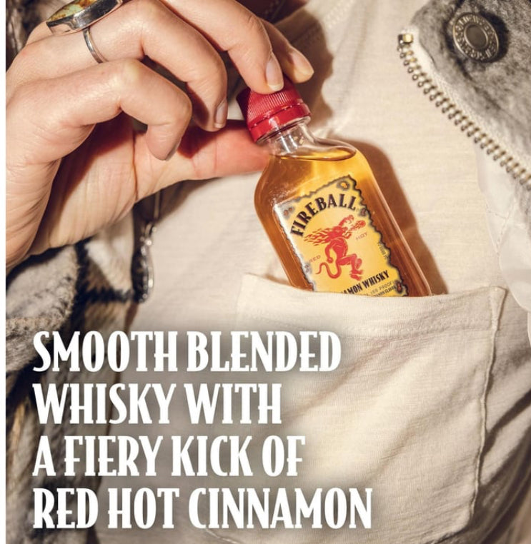 Fireball Red Hot
Cinnamon Whisky Plastic
Bottle