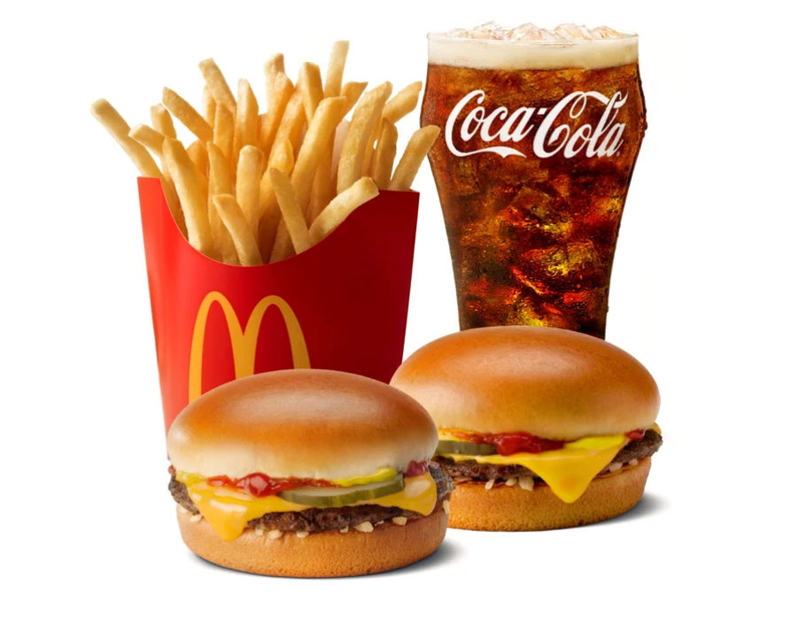 iMcDonald’s Two CheeseBurger Meal.