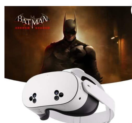 Meta Quest 3S Get
Batman Arkham Shadow & A 3-Month Trial of Meta Quest+ Included 256GB
White All-In-One VR
Headset