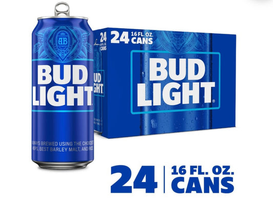 Bud Light Beer Cans (16 fl
oz x 24 ct)