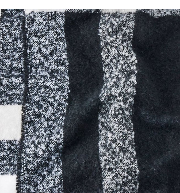 Goodfellow & Co. Men's Black & White Plaid Scarf