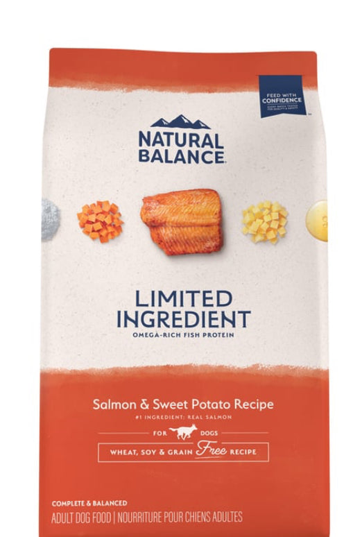 Natural Balance Limited
Ingredient Diets Salmon and Sweet Potato
Formula Dry Dog Food