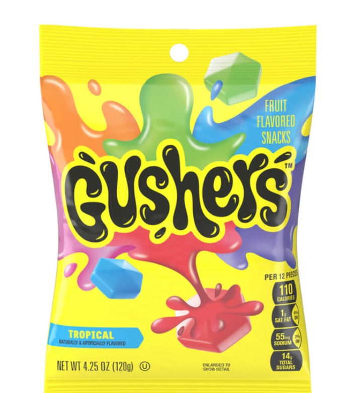 Gushers Tropical Fruit Flavored Snacks